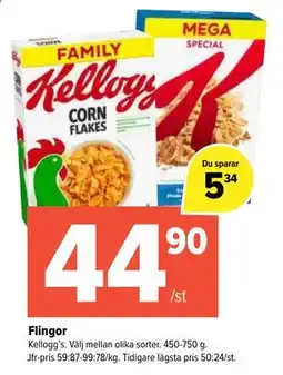 Coop Extra Flingor erbjuda