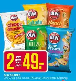 ÖoB OLW snacks erbjuda