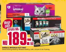 ÖoB SHEBA & WHISKAS KATTMAT erbjuda