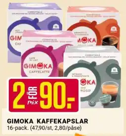 ÖoB GIMOKA KAFFEKAPSLAR erbjuda