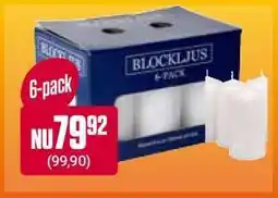 ÖoB BLOCKLJUS 6-PACK erbjuda
