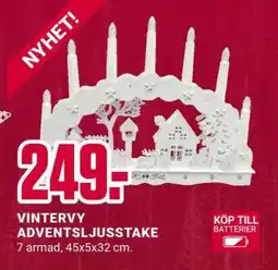 ÖoB VINTERVY ADVENTSLJUSSTAKE erbjuda