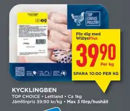 Willys KYCKLINGBEN erbjuda