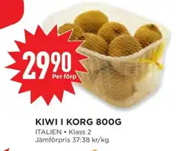 Willys KIWI I KORG 800G erbjuda