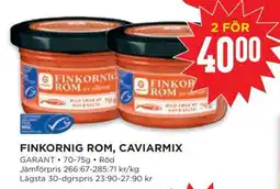 Willys FINKORNIG ROM, CAVIARMIX erbjuda