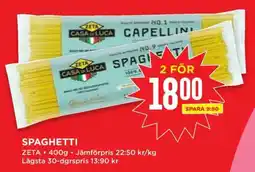 Willys SPAGHETTI erbjuda