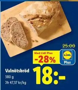 Lidl Valnötsbröd erbjuda