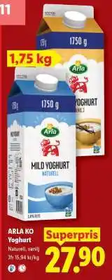 Lidl Arla Ko yoghurt erbjuda