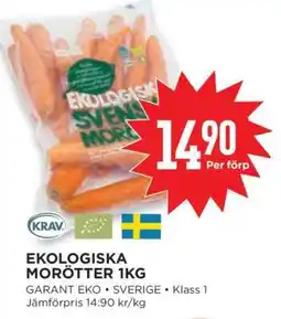 Willys EKOLGISKA MORÖTTER 1KG erbjuda