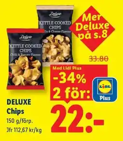 Lidl DELUXE Chips erbjuda