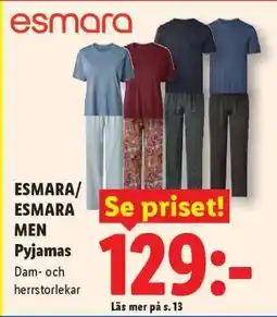 Lidl Esmara / Esmara Men Pyjamas erbjuda
