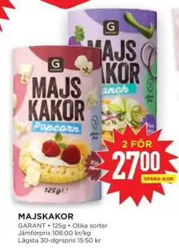 Willys MAJSKAKOR erbjuda