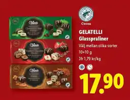 Lidl GELATELLI Glasspraliner erbjuda