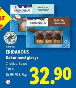 Lidl ERIDANOUS Kakor med glasyr erbjuda