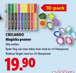 Lidl CRELANDO Magiska pennor erbjuda