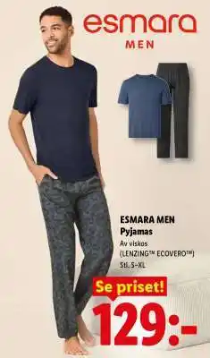 Lidl ESMARA MEN Pyjamas erbjuda