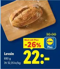 Lidl Levain erbjuda