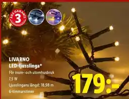 Lidl LIVARNO LED-ljusslinga erbjuda