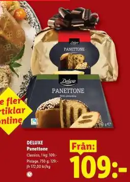 Lidl Deluxe Panettone erbjuda