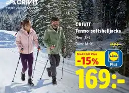 Lidl CRIVIT Termo-softshelljacka erbjuda