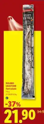 Lidl DULANO SELECTION Fuet salami erbjuda