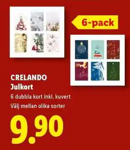 Lidl CRELANDO Julkort erbjuda