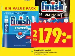 ICA Supermarket Finish Powerball erbjuda