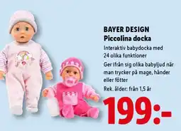 Lidl Bayer Design Piccolina Docka erbjuda