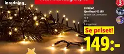 Lidl LIVARNO Ljusslinga 580 LED erbjuda