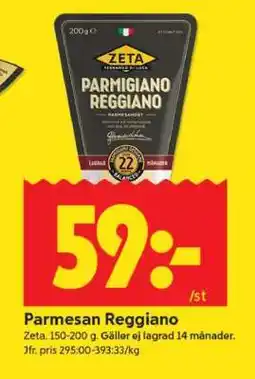 ICA Supermarket Parmesan Reggiano erbjuda
