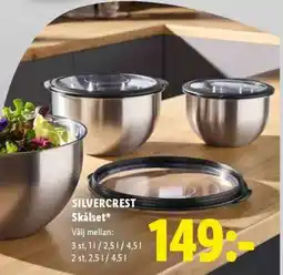 Lidl SILVERCREST Skålset erbjuda