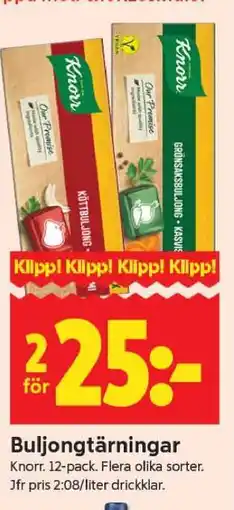 ICA Supermarket Buljongtärningar erbjuda