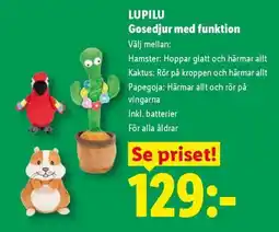Lidl LUPILU Gosedjur med funktion erbjuda