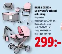 Lidl BAYER DESIGN Dockvagn/Dockstol och -säng erbjuda