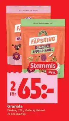 ICA Supermarket GRANOLA erbjuda
