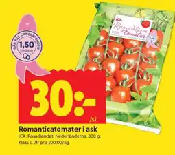 ICA Supermarket Romanticatomater i ask erbjuda