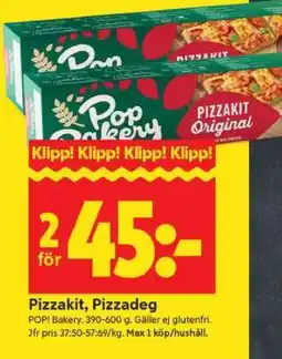 ICA Supermarket PIZZAKIT, PIZZADEG erbjuda