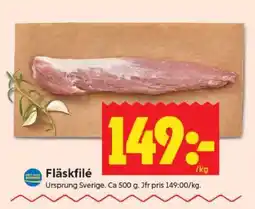 ICA Supermarket FLÄSKFILÉ erbjuda