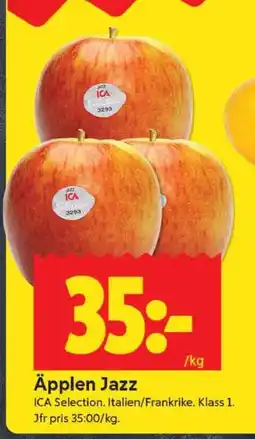 ICA Supermarket Äpplen Jazz erbjuda