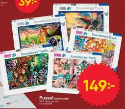 DollarStore Pussel Ravensburger erbjuda
