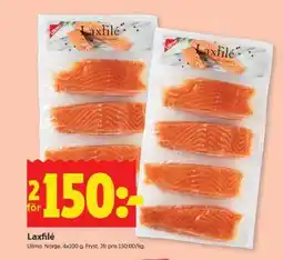 ICA Supermarket Laxfilé erbjuda