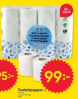 DollarStore Toalettpapper erbjuda
