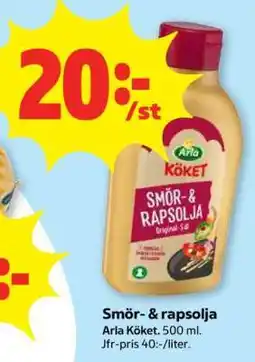 Stora Coop Smör- & rapsolja erbjuda