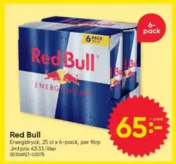DollarStore Red Bull erbjuda