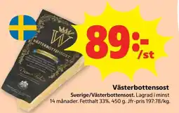 Stora Coop Västerbottensost erbjuda