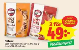 Stora Coop Nötmix erbjuda