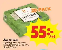 Stora Coop Ägg 20-pack erbjuda
