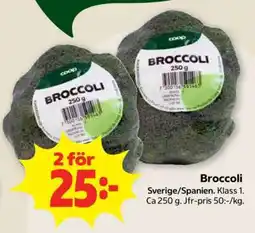 Stora Coop Broccoli erbjuda