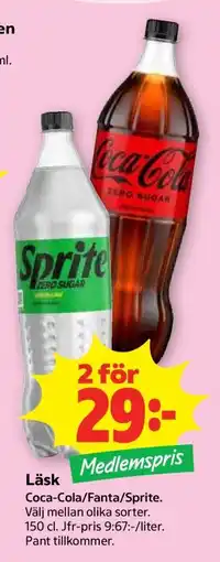 Stora Coop Läsk erbjuda