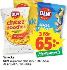 Coop SNACKS erbjuda